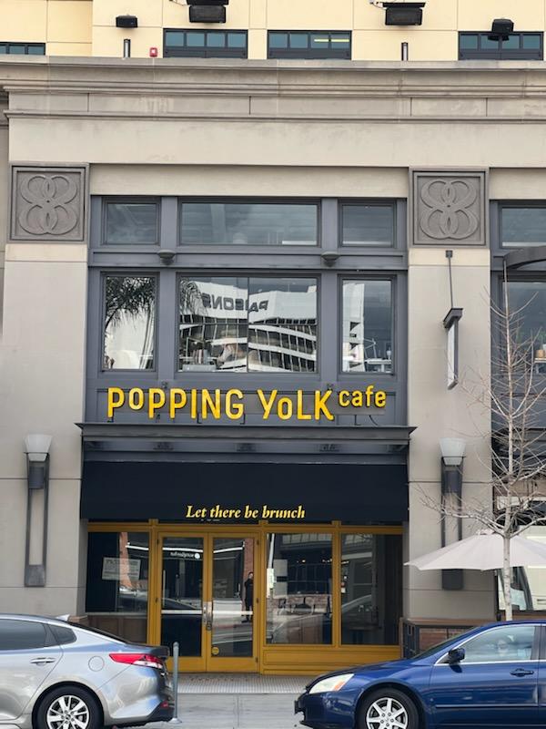Popping Yolk Cafe in Pasadena, CA