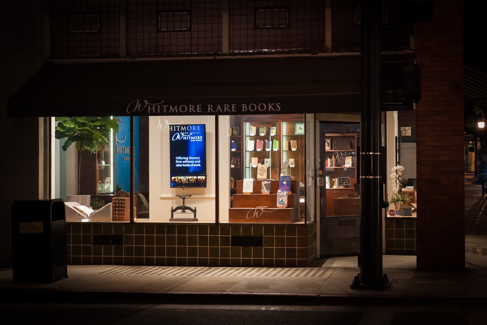 Whitmore Rare Books in Pasadena, CA